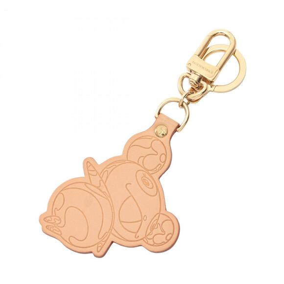 Louis Vuitton LV x TM Porte-Clés Panda Charm Leather Accessory for Women Bei...